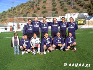 El equipo de Agentes en la previa del encuentro